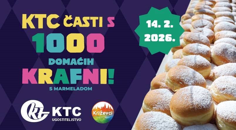 KTC časti s 1000 domaćih krafni!