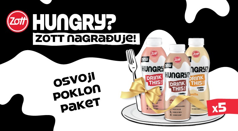 Nagradni natječaj "Hungry? Zott nagrađuje“