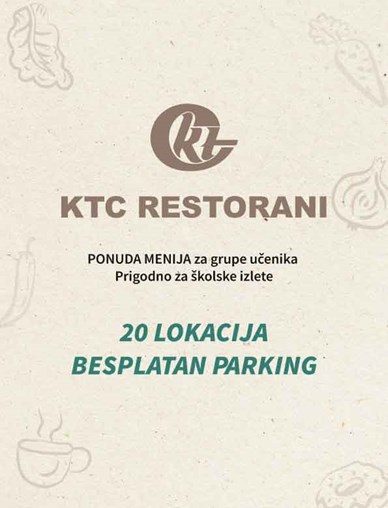 Ponuda menija za učeničke grupe