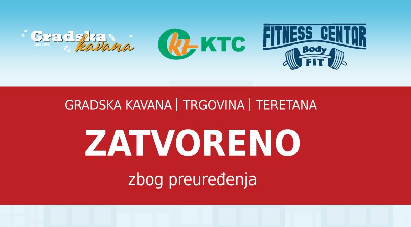 Zatvoreno zbog preuređenja