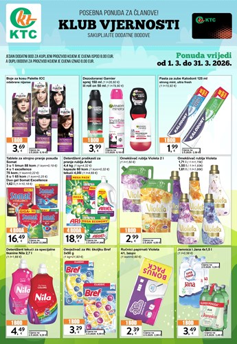 Dodatni bodovi ožujak