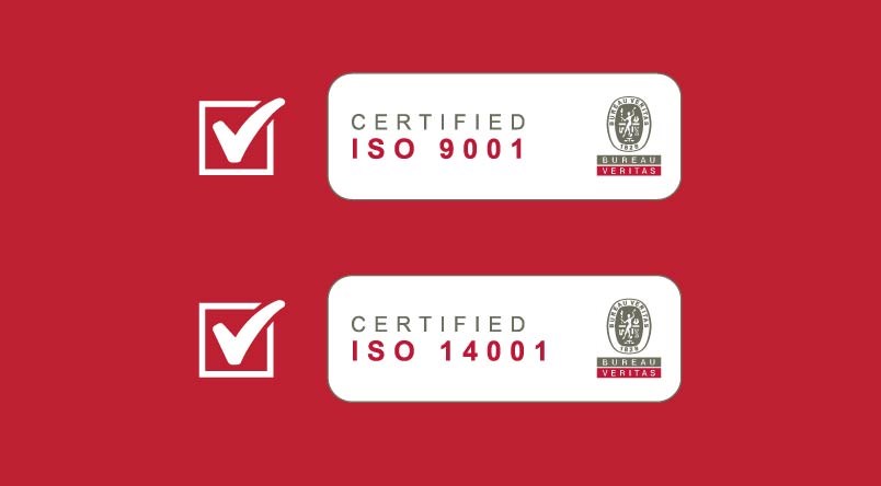 ISO 9001 i ISO 14001 certifikat