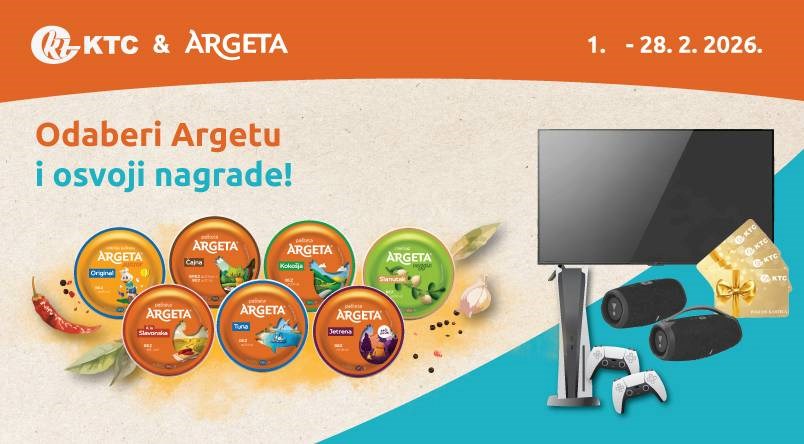 Nagradna igra "Atlantic Argeta i KTC nagrađuju"