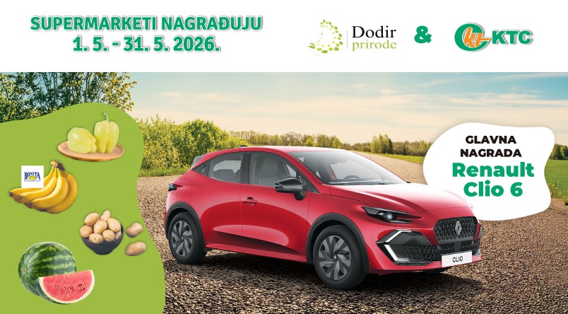 Nagradna igra "Dodir prirode i KTC nagrađuju" 