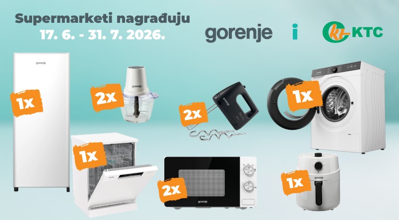 Nagradna igra "Gorenje i KTC nagrađuju"