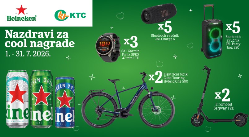 Nagradna igra 'Heineken i KTC nagrađuju'