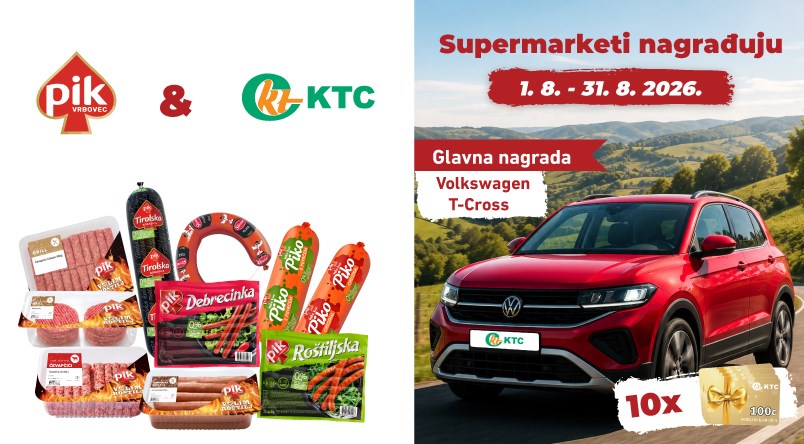 Nagradna igra PIK Vrbovec i KTC nagrađuju