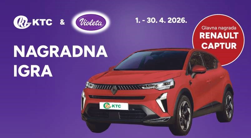 Nagradna igra “Violeta i KTC nagrađuju”