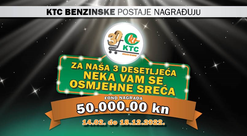 Nagradna igra KTC benzinske postaje nagrađuju 2022.