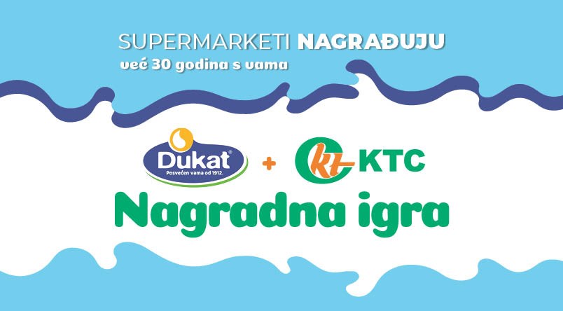 Nagradna igra “Dukat i KTC nagrađuju”
