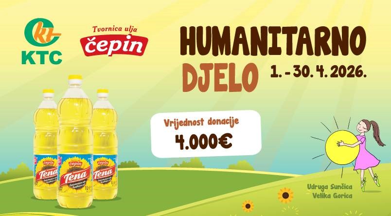 Humanitarno djelo Tvornica ulja Čepin i KTC