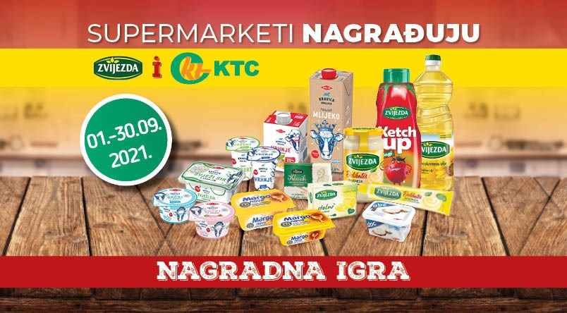 Nagradna igra "Zvijezda i KTC supermarketi nagrađuju"
