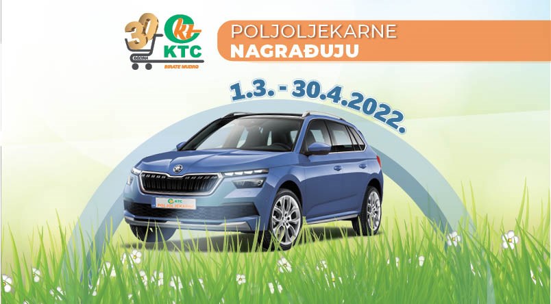 Nagradna igra KTC Poljoljekarne nagrađuju proljeće 2022.