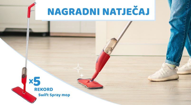 Nagradni natječaj "Osvoji REKORD Swift Spray mop“