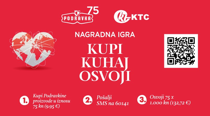 Nagradna igra “Podravka i KTC nagrađuju”