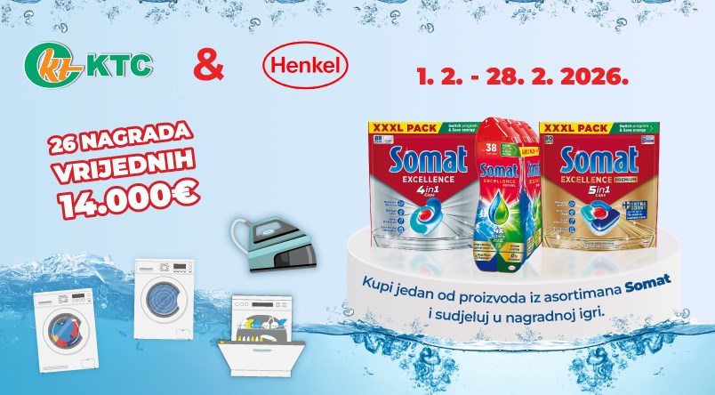 Nagradna igra "Henkel i KTC nagrađuju"