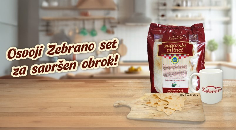 Nagradni natječaj "Zebrano za Dan tjestenine"