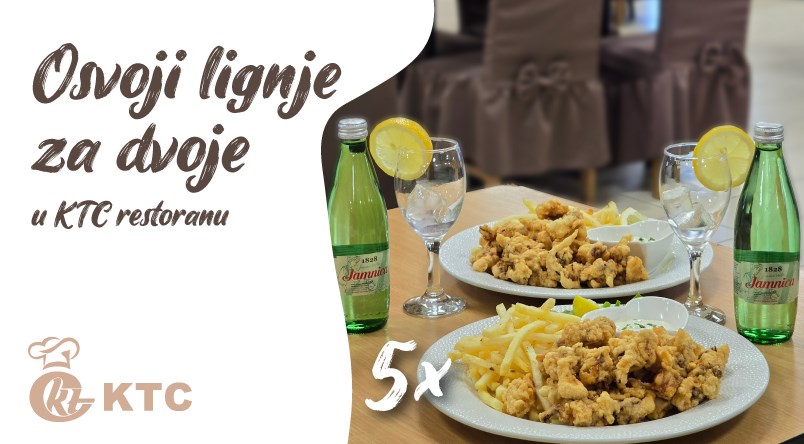 Osvoji lignje za dvoje u KTC restoranu