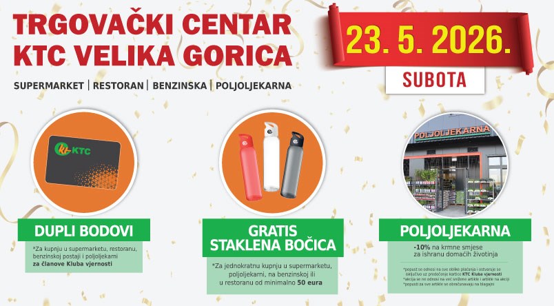 Posebne pogodnosti u KTC-u Velika Gorica