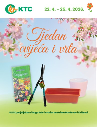 <b> Tjedan cvijeća i vrta u KTC-u </b>