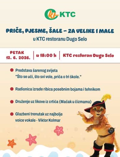 Predstava, radionica, zabava u KTC-u Dugo Selo