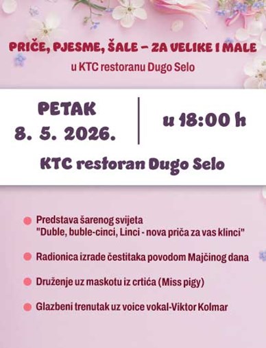 Predstava, radionica, zabava u KTC-u Dugo Selo