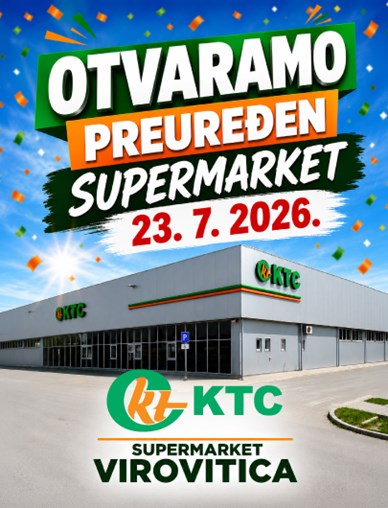 Ponovno otvorenje supermarketa Virovitica