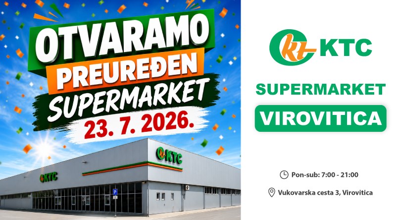 Ponovno otvorenje supermarketa Virovitica