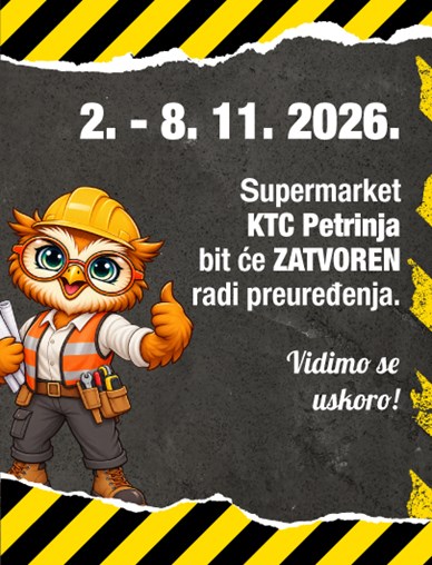 Supermarket Petrinja - preuređenje