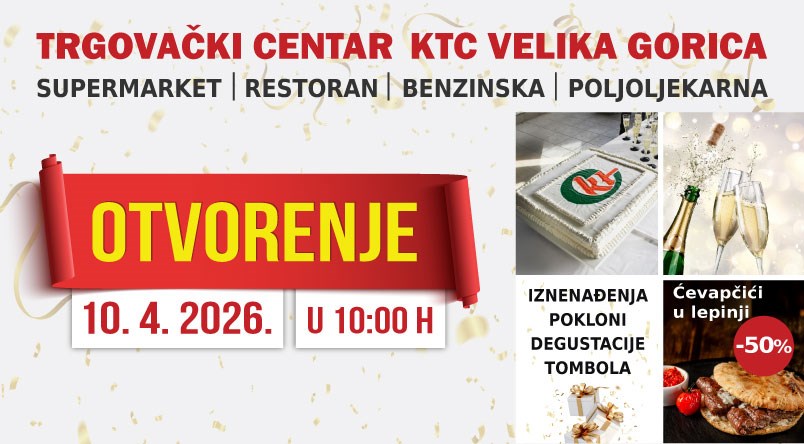Otvorenje trgovačkog centra Velika Gorica