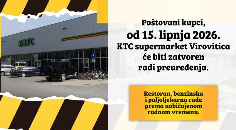 Preuređenje supermarketa Virovitica
