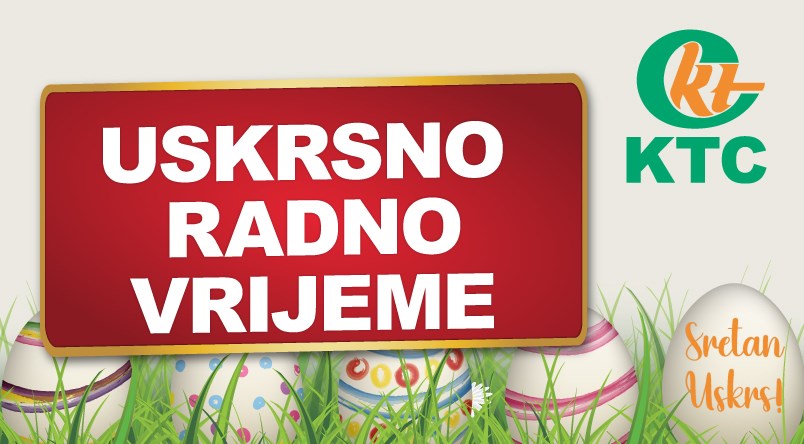 Radno vrijeme za uskrsne blagdane